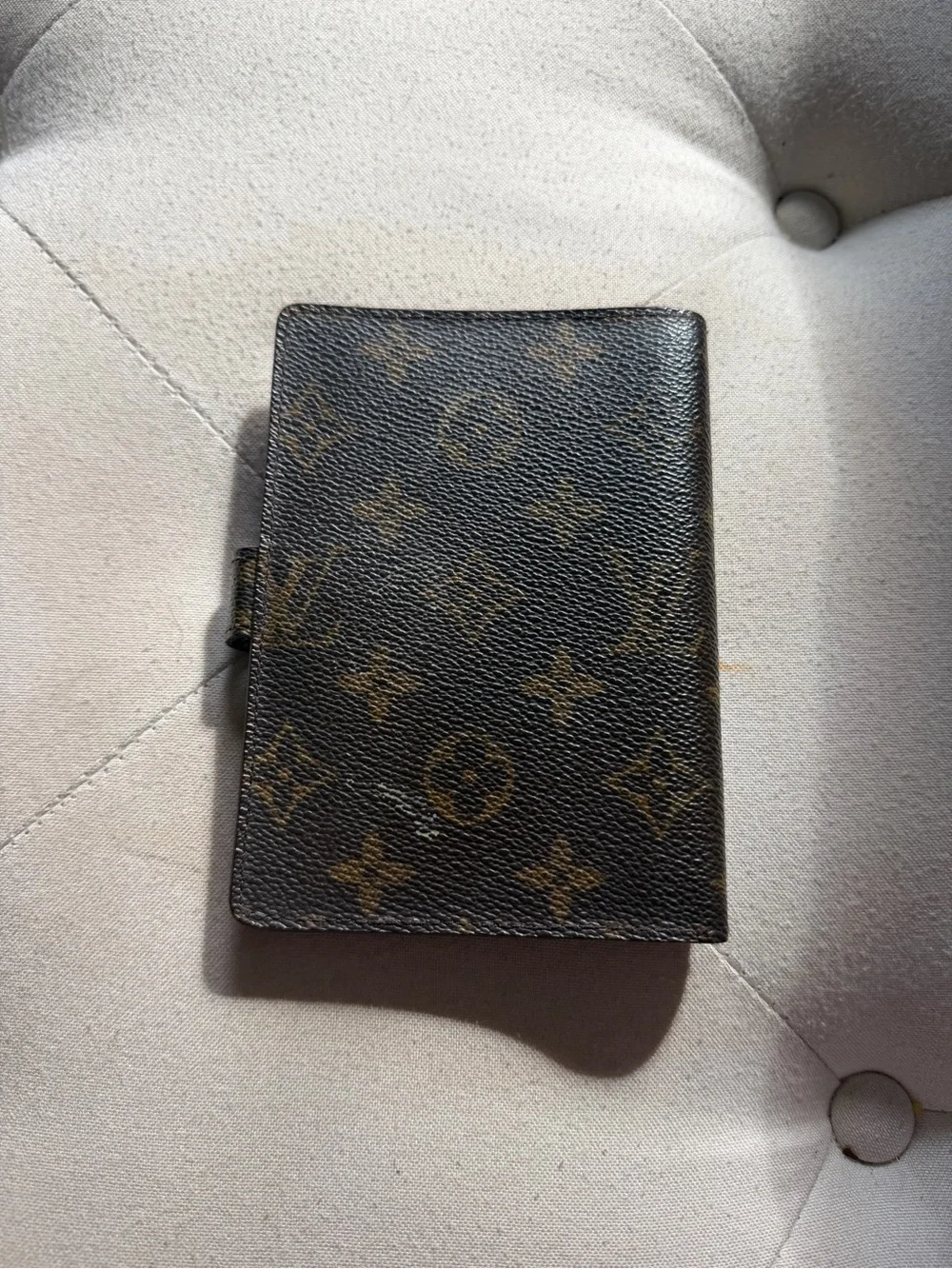 Authentic Louis Vuitton Monogram Canvas Card & Key Holder in Brown